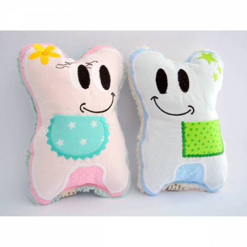 ITH Stickdatei kleiner Zahn für den 13x18cm Rahmen