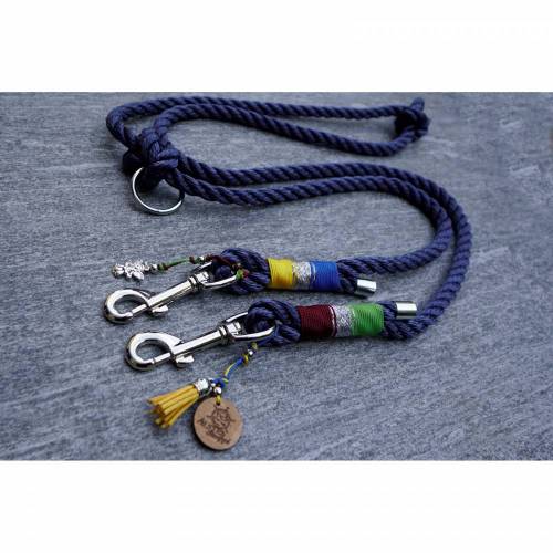 Hundeleine verstellbar "Bunte Sommernacht" Marke AlsterStruppi