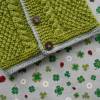 Strickjacke mit Kapuze Größe 80/86 grün grau trachtenjacke für junge kapuzenjacke trachtenmode baby kind Bild 5