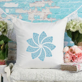 Sommerliche Blüte im Punktedesign zum Plotten - #APRILBlumen