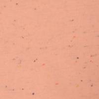 Sommersweat French Terry in Tweedoptik lachsfarben leicht angeraut 50 x 150 cm Sweat Bild 1