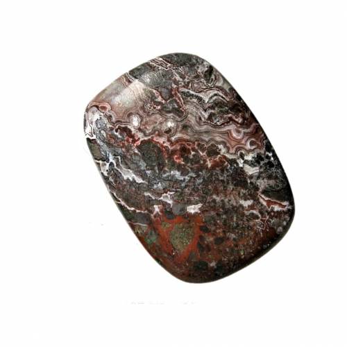 Ring mit 38 x 28 mm großem Jaspis Stein Rechteck weinrot grau weiß crazy lace boho statementschmuck