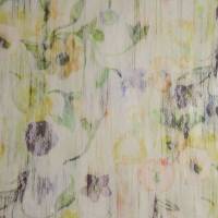 grün-bunte Spitze mit Blumen-Muster 50 cm x 150 cm Stoff Nähen pastell Bild 3