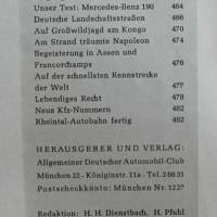 Heft - ADAC Motorwelt Heft 8 Jahrgang 9  München August 1956 Bild 2