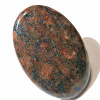 Ring weinrot grau mit 50 x 32 mm großem Oceanjaspis Stein Jaspis rot oval boho Geschenk statementschmuck Bild 1
