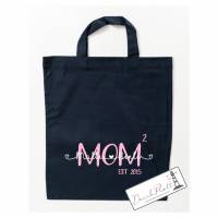Personalisierte Baumwolltasche, Stoffbeutel, Geschenk, Geschenkidee für die stolze Mama bzw. Mom Bild 1