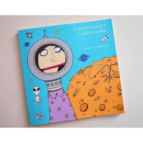 Lenzkunzt Lacaluna Das Ausmalbuch, Malbuch, Coloring Book, Zeichnen, Ausmalen, Frösche und Frauen