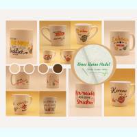 für alle Woll-Liebhaber,liebevoll gestaltete Kaffee-Tasse zum Thema Wolle und Stricken, kreative Keramik-Tasse Bild 4