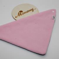 Halstuch für Kinder grau Fleece rosa mit Namen personalisiert / Kinderhalstuch / Babyhalstuch Bild 4