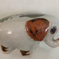 Bemalter Keramik Souvenir Elefant aus Mexiko Bild 2