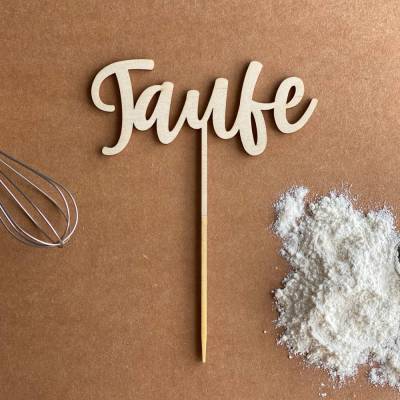 Caketopper "Taufe"