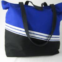 Stofftasche aus Baumwolle mit vier Henkeln für Einkauf und Freizeit Bild 2
