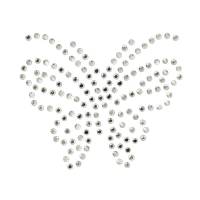 Hotfix Strass Schmetterling groß Bügelbild Bild 1