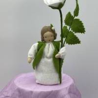 Rose weiß -  Jahreszeitentisch - Blumenkind - Sommer Bild 2