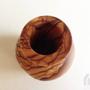 Zahnstocherhalter „Vase“, Zahnstocherspender, aus Olivenholz in Handarbeit Bild 3