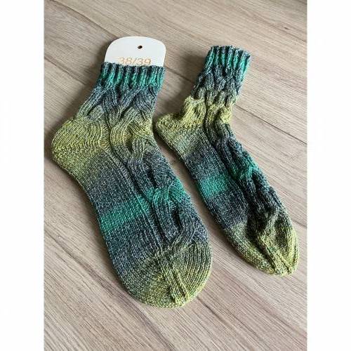 Handgestrickte Socken Gr. 38/39