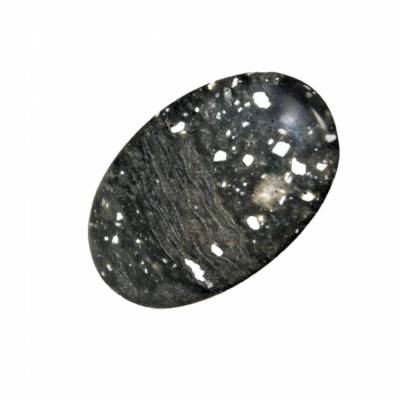 Ring schwarz weiß mit 44 x 30 Millimeter großem Aventurin Stein statementring Geschenk