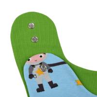 Baby Jungen Mitwachs-Strampler optional mit Wickelöffnung "Astronaut" ab Gr. 38-40 (Frühchen) bis Gr. 98-104 Bild 3