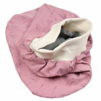 Schlafsack Löwenzahn rosa Strampelsack Pucksack Sommerschlafsack für Babys mit Namen - personalisiertes Geschenk Baby Bild 2