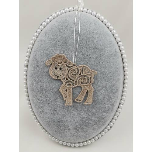 Anhänger Schaf Sand