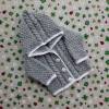 Strickjacke mit Kapuze ab Größe 50/56 bis Größe 86/92 Trachtenjacke für Mädchen Pullover mit Zopfmuster Taufe Bild 2