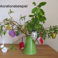 Minibuch Dekoration, lila aubergine, Mini-Notizbuch, handgefertigt Bild 7
