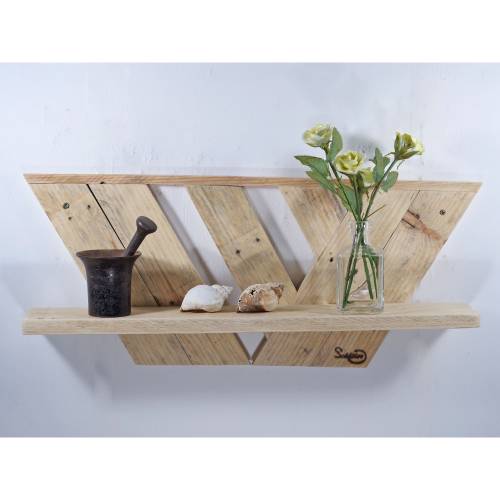 Wandregal, Regal, Palettenmöbel, Holzregal, Wandregal aus Palette, Holz, Wohndeko, deko