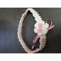 Haarband für Babies, gehäkelt, Babyhaarband Bild 3