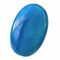 Ring blau verstellbar mit großem 42 x 28 Millimeter Achat Stein in aqua petrol türkis statementschmuck Bild 1