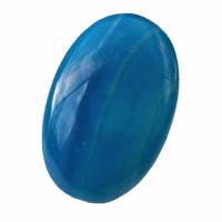 Ring blau verstellbar mit großem 42 x 28 Millimeter Achat Stein in aqua petrol türkis statementschmuck Bild 3