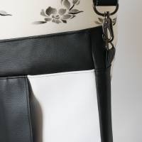 Sofortkauf Handtasche mit raffiniertem Detail in schwarz-weiß Bild 2