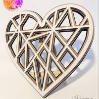 3D Schrift Liebe + Herz Bild 2