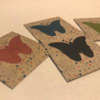 Motiv-Label Schmetterling Set  Label/Patches aus Snappap 4 Stk. Bild 1