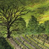 Toskana - Original Pastellkreidemalerei, gerahmtes Unikat Bild 5