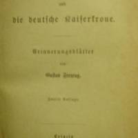 Der Kronprinz und die deutsche Kaiserkrone 1889 ,Erinnerungsblätter Bild 2