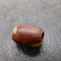 neolithische Stein-Perle aus der Sahara mit authentischen Bearbeitungsspuren- 26mm - von Hand gebohrt - Sahara Stein - 1 Bild 8