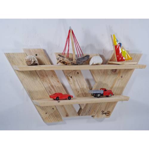 Wandregal, Regal, Palettenmöbel, Wandregal aus Palette, Holz, Wohndeko, deko, Holzregal