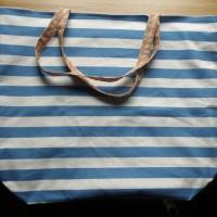 Shopper Bag XXL /  Stofftasche / Strandtasche / der ideale Alltagsbegleiter im maritimen Style - " Nauti" Bild 6