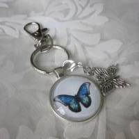 Schl\u00fcsselanh\u00e4nger Schmetterlinge blau Accessoires Schlüsselanhänger 