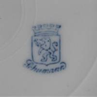 Vintage Porzellan Schale Silberhochzeit durchbrochener Rand Bild 4