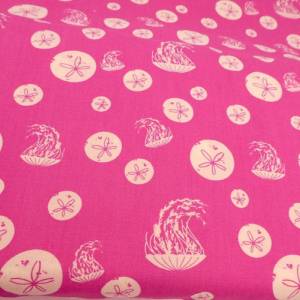 Quiltstoff Sanddollar & Jelly Pink, Bio-Baumwolle Webware von Birch Fabrics Bild 1