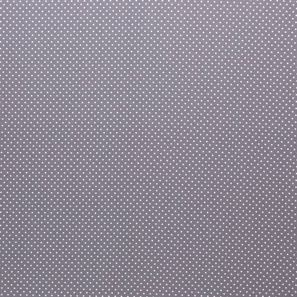 Baumwolle Punkte 2 mm Grau Bild 1