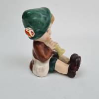 Hummel Figur um 1950 Brezelbube Brezeljunge Flöte spielend Bild 3