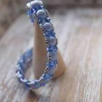 Perlenarmband  "Blau" Bild 3