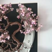 Kirschblütenbaum als Drahtbaum im Bonsai Look mit Hufeisen/ Geschenk zur Hochzeit & Taufe/ Dekoration für zu Hause Bild 7