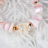 Damen Armband Süsswasserperlen, Perlen, Queen Conch Shell Bild 5