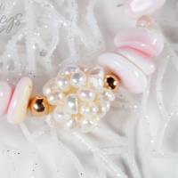 Damen Armband Süsswasserperlen, Perlen, Queen Conch Shell Bild 7