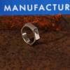 schlichter, puristischer Damen-Ring "Sechskant“  in 935 Silber. In einer kleinen Größe und nicht ganz so breit Bild 4