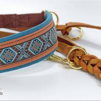 Halsband MEDIVAL mit Zugstopp für deinen Hund, Rhodesian Ridgeback, Hundehalsband, Martingale Bild 4