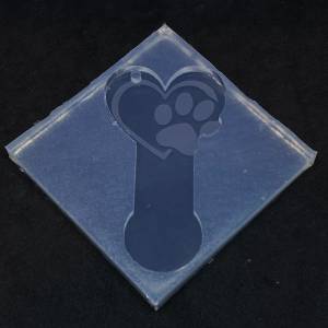 Shopping cart chip paw silicone mold Bild 1